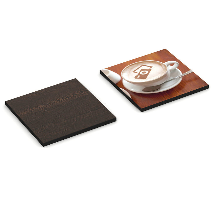 Products Vivian Reversible Coaster Set |Set Of 4 / Coffee