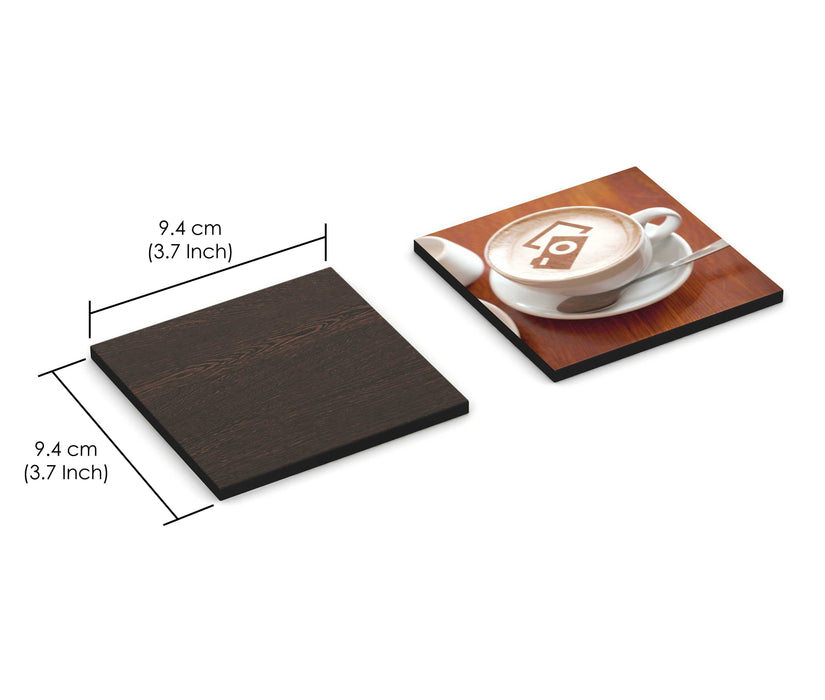 Products Vivian Reversible Coaster Set |Set Of 4 / Coffee