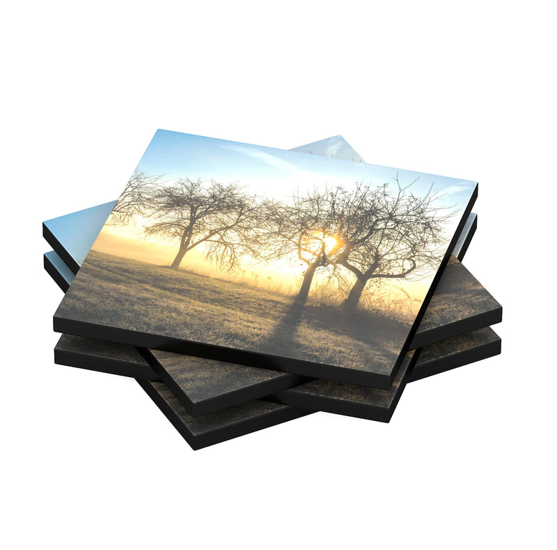 Products Vivian Reversible Coaster Set |Set Of 4 / Sunrise