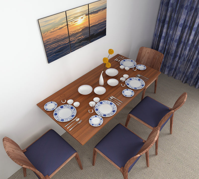 Hemming 4 Dining Table |Walnut