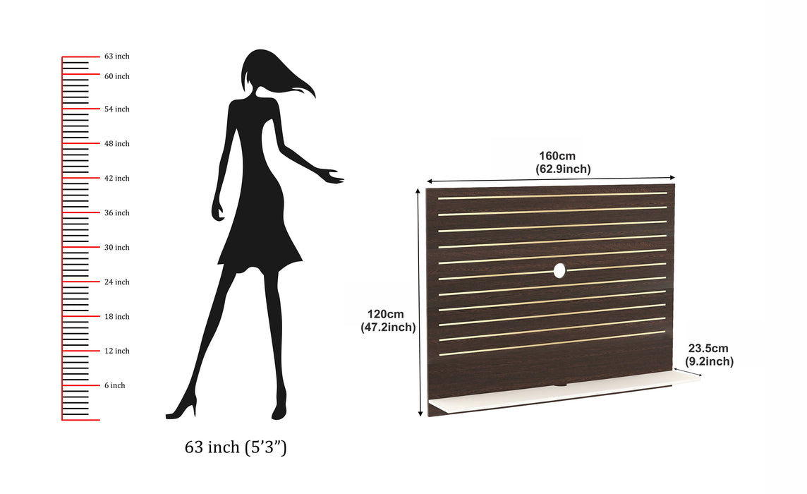 Reyloye TV Unit,Ideal for up to 55"