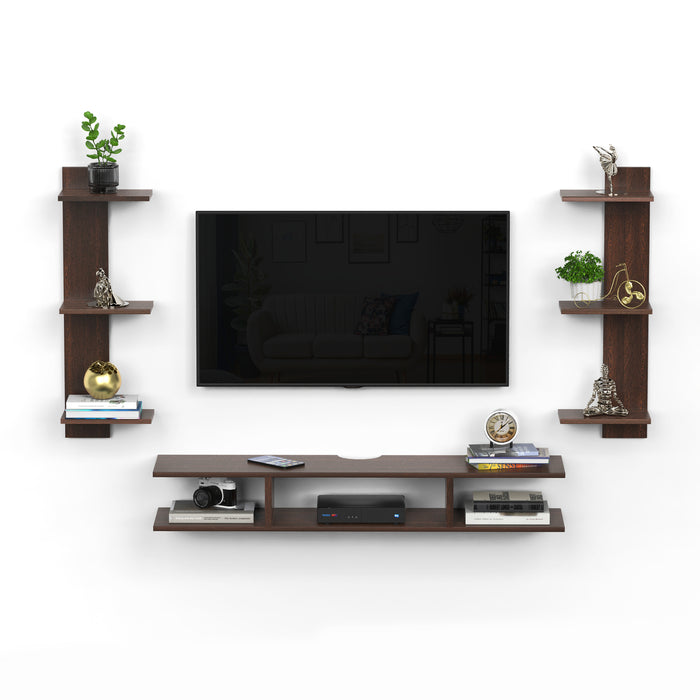 Estoye Mini TV Unit (Wenge, Ideal for Up to 42")