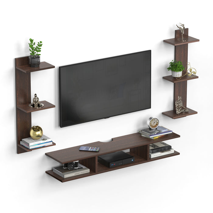 Estoye Mini TV Unit (Wenge, Ideal for Up to 42")