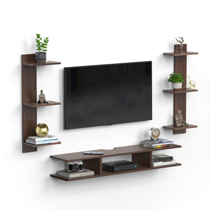 Estoye Mini TV Unit (Wenge, Ideal for Up to 42")