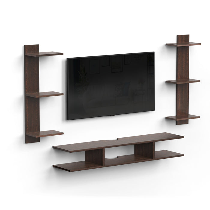 Estoye Mini TV Unit (Wenge, Ideal for Up to 42")