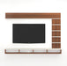Primax Plus TV Unit Large, Ideal for Up to 50" |Walnut & Frosty White