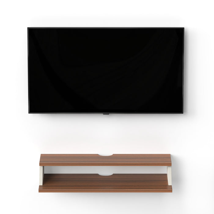 Maisy Set-top Box Standard |Walnut & Frosty