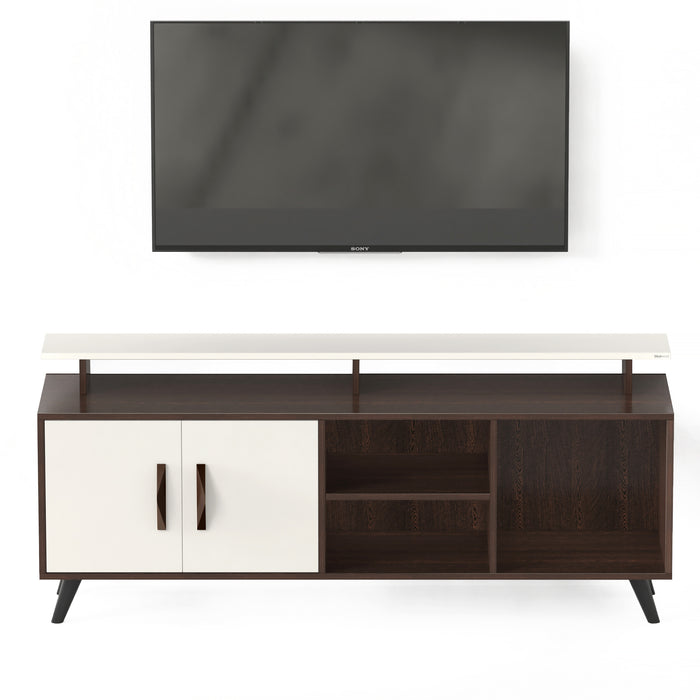 Skiddo TV Unit, Ideal for 55" |Wenge