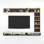 Primax Plus TV Unit Large, Ideal for Up to 50" |Wenge & Frosty White