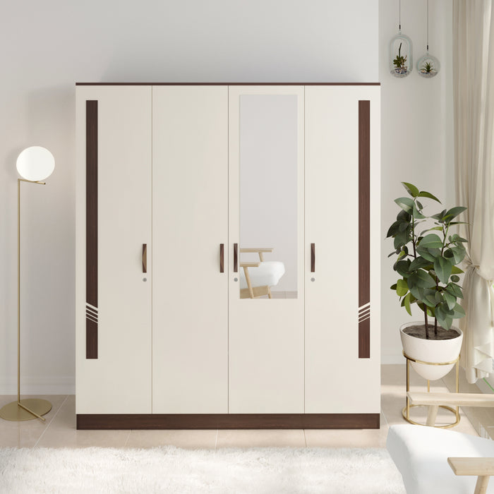 Wardrobe with inside deals mirror