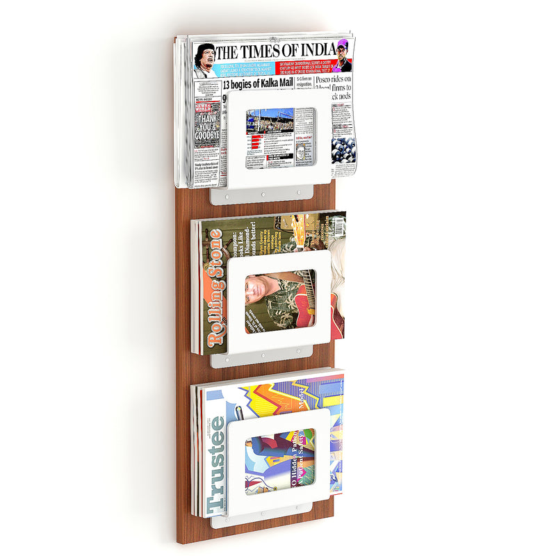 Charlie Magazine Holder |Walnut