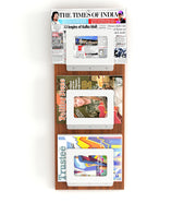 Charlie Magazine Holder |Walnut