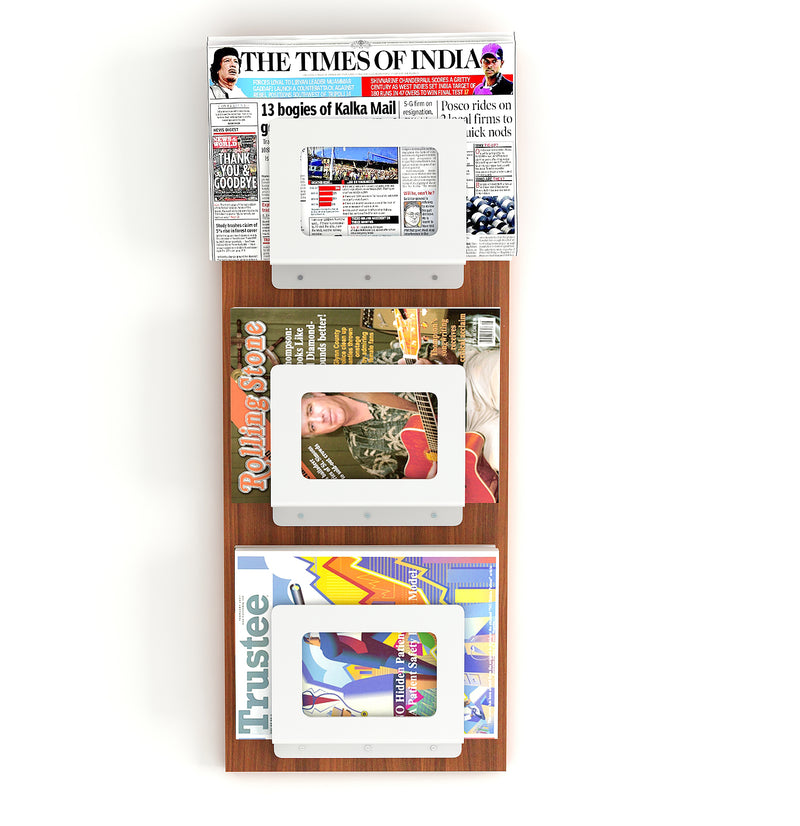 Charlie Magazine Holder |Walnut