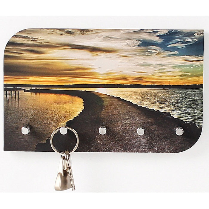 Vivid Art key Holder |Clouds