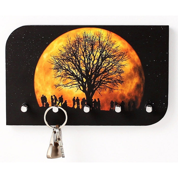 Vivid Art key Holder |Glowing Sun