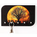 Vivid Art key Holder |Glowing Sun