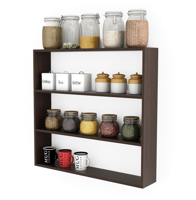 Jasden  Wall Mount Multipurpose Kitchen Storage Rack - Slim Profile