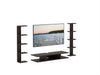 Bluewud Estoye Engineered Wood Wall Mount TV Entertainment Unit (Wenge - Large)