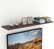 Kunsua Engineering Wood Wall Mount TV Entertainment Unit Set Top Box Stand/TV |Wenge