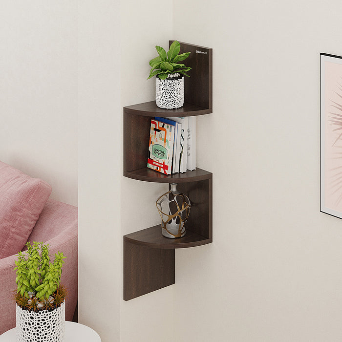 Morpheus Corner Shelf (Small) |Wenge