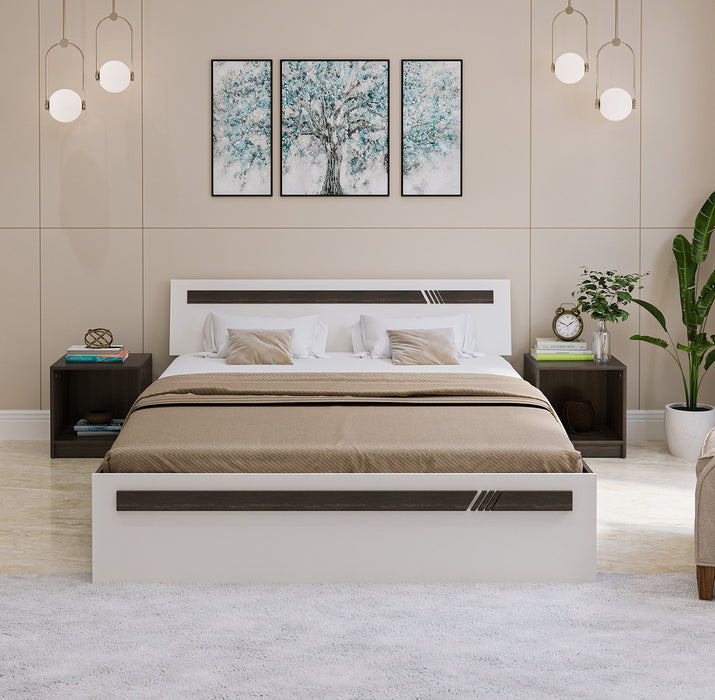 King size bed with sales front storage