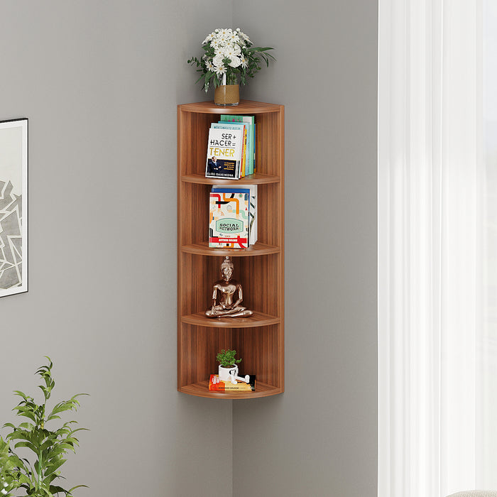 Adora Corner Shelf |Walnut