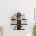 Caselle Wall Shelf 4 shelves |Wenge