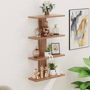 Stellar Plus Display Shelf 4 |Walnut