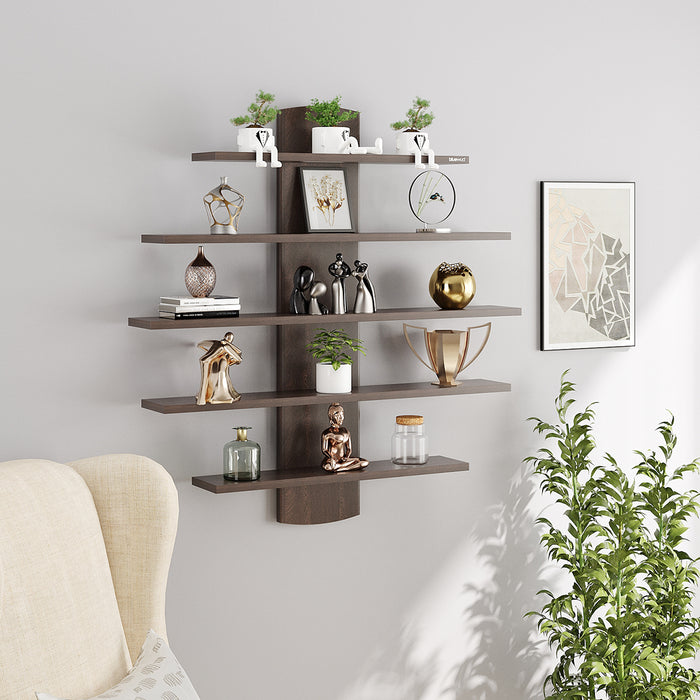 Caselle Display Shelf (5 Shelves) |Wenge