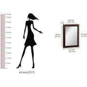 Akira Vanity Mirror  |Wenge