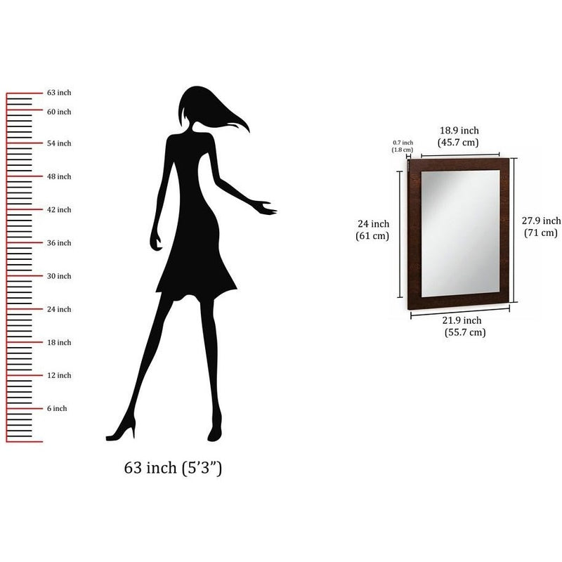 Akira Vanity Mirror  |Wenge