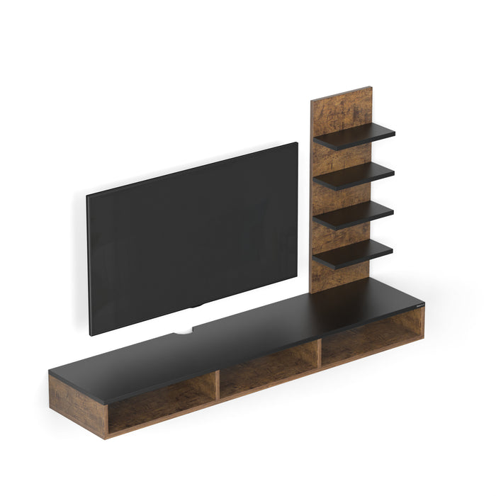 Primax Wild Wood TV Entertainment Wall Unit, ideal for Up to 42"