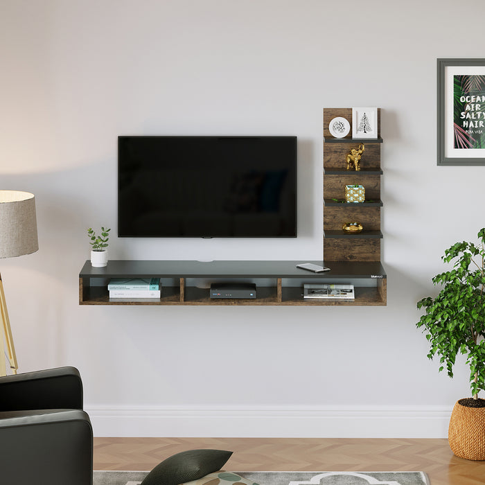 Primax Wild Wood TV Entertainment Wall Unit, ideal for Up to 42"