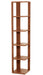 Albert Floor Standing Corner Shelf |Walnut