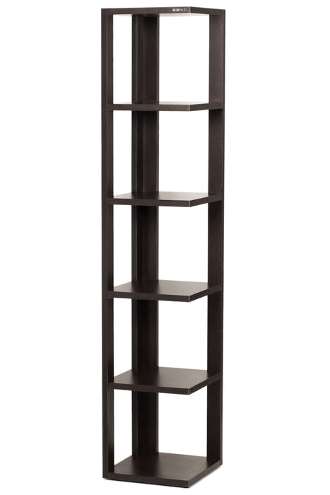 Albert Floor Standing Corner Shelf |Wenge