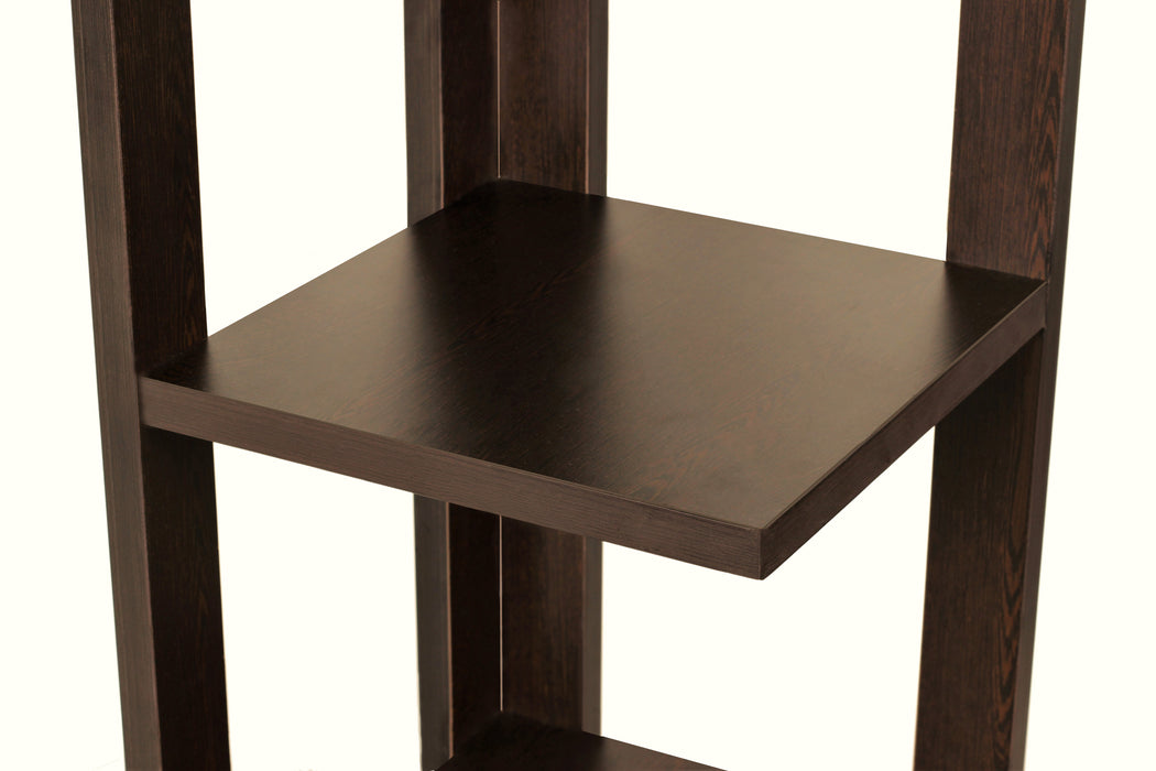 Albert Floor Standing Corner Shelf |Wenge