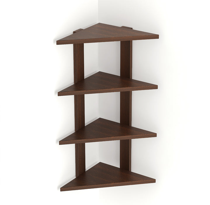 Braine Corner Shelf (4 Shelf) |Wenge