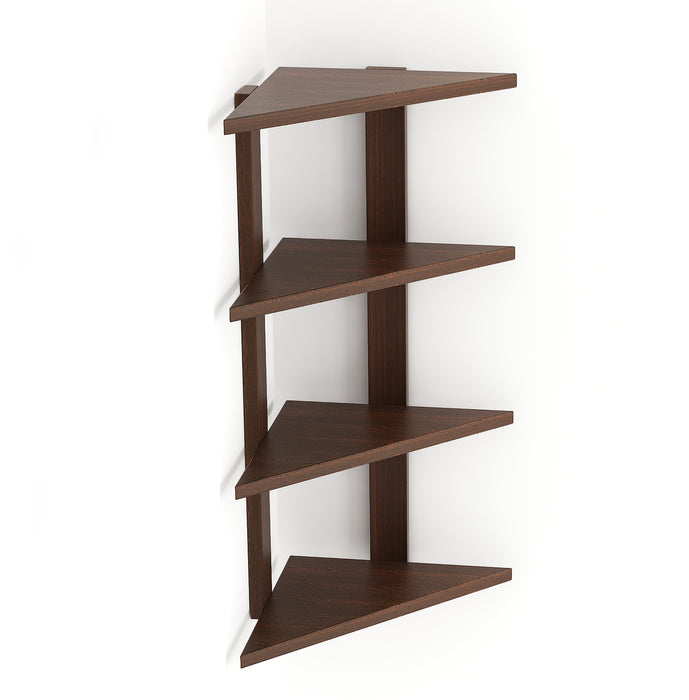 Braine Corner Shelf (4 Shelf) |Wenge