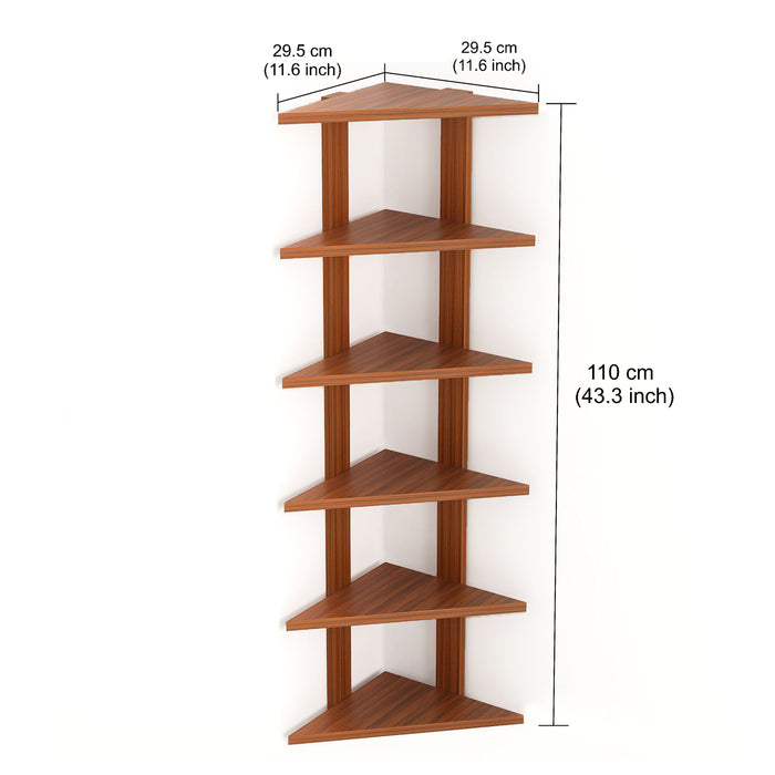 Braine Multi-Tier Wall Mounted Corner Shelf