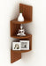 Morpheus Corner Shelf (Small) |Walnut