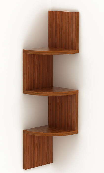 Morpheus Corner Shelf (Small) |Walnut