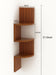 Morpheus Corner Shelf (Small) |Walnut