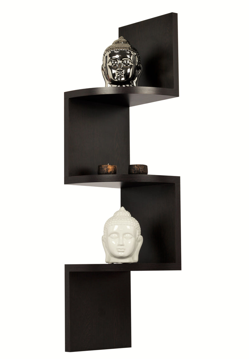 Morpheus Corner Shelf (Small) |Wenge