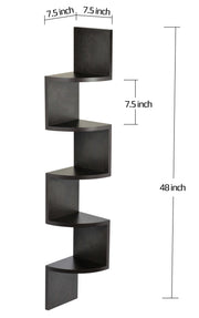 Morpheus Corner Shelf (Large) |Wenge