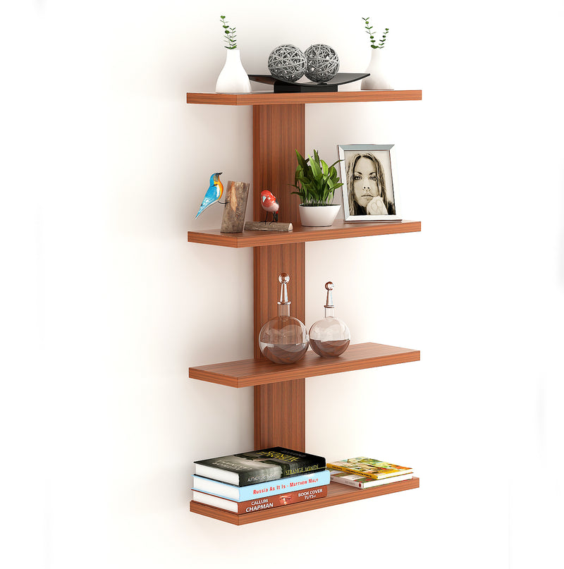 Stellar Plus Display Shelf 4 |Walnut