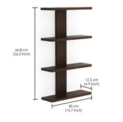 Stellar Plus Display Shelf 4 |Wenge