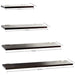 Stellar Wall Display Shelf (Wenge, Set of 4) - Bluewud