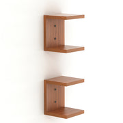 Alvin Book Shelf  (Set of 2) |Walnut