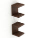 Alvin Book Shelf  (Set of 2) |Wenge