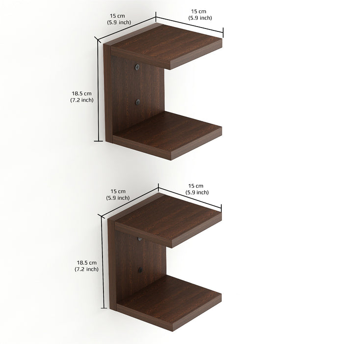 Alvin Book Shelf  (Set of 2) |Wenge